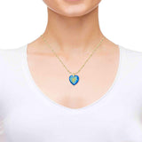 Jewish Pendant for Her, Nano Jewelry