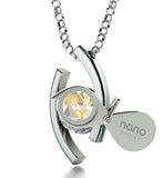 "Aries Necklace With Zodiac Imprint, Good Christmas Gifts for Girlfriend, Valentines Ideas for Her, White Stone Necklace"