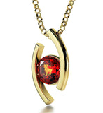 Aries Sign, 14k Gold Necklace, Swarovski