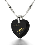 "I Wanna Fly With You", 14k White Gold Necklace, Zirconia