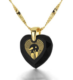 "I Love You to the Moon and Back", 3 Microns Gold Plated Necklace, Zirconia