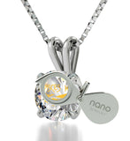 "BirthdayGift for TeenageGirl, StarSignNecklace, CZ CrystalStone, ValentinesPresents for Her by NanoJewelry"