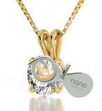 "Birthday Gift for Teenage Girl, Star Sign Necklace, CZ Crystal Stone, Valentines Presents for Her by Nano Jewelry"