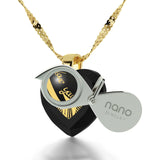 "Birthday Surprises for Her, Gold Filled Chain, 24k Engraved Necklace,Cool Gifts for Girlfriend, Nano Jewelry"