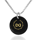 Christmas Ideas for Girlfriend, "Love You Always" Inscribed on Black Stone, Gifts for Women Friends, Nano Jewelry