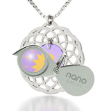 "Body and Mind": Birthday Delivery Ideas for Her, Meditation Necklace, Nano Jewelry