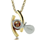 "Cancer Jewelry With Zodiac Imprint, Awesome Valentines Day Gifts for Her, 18th Birthday Gifts for Her, 14kt Gold Necklace "