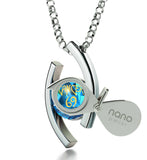 "Cancer Zodiac Necklaces With 24k Imprint, Mother's Day Gifts From Husband, Birthday Present for Wife, by Nano Jewelry"