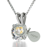 "Birthday Present for Best Friend, Capricorn Jewelry With Crystal Pendant, Womens Birthday Gift Ideas, by Nano "