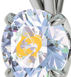 "CuteNecklaces for Her, PiscesSign in 24k, CrystalStoneJewelry, ValentinesPresents for Girlfriend"