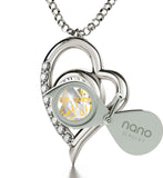 Top Womens Gifts: Heart Necklaces for Girlfriend, CZ Crystal Stone, Valentines Presents for Her by Nano Jewelry