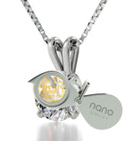 "Der Herr Ist Mein Hirte Engraved in 24k: Christmas Presents for Sister, Catholic Confirmation Gifts by Nano Jewelry"