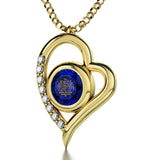 "Diamond Sutra", 3 Microns Gold Plated Necklace, Swarovski
