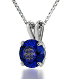 "Diamond Sutra", 925 Sterling Silver Necklace, Swarovski