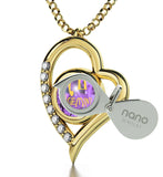 "Gemini Pendant With Zodiac Imprint, Birthday Present for Sister, Cute Gift Ideas for Girlfriend, by Nano Jewelry"