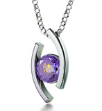 "Gemini Jewelry With Zodiac Imprint, Unusual Mothers Day Gifts, Birthday Presents for Her, June Birthstone Necklace"