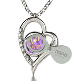 "Gemini July Birthstone Necklace, Good Christmas Presents for Girlfriend, Unusual Birthday Gifts for Her, by Nano Jewelry "