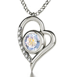 Gemini Sign, 925 Sterling Silver Necklace, Swarovski