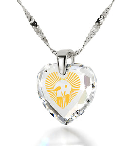 "Gift Ideas for Women,ג€I Love You to the Moon and Backג€, Transparent CZ Jewelry, Present for Girlfriend"