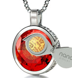 What to Get Girlfriend for Birthday, "I Love You" in Different Languages, CZ Red Stone, Xmas Gifts for the Wife by Nano 
