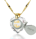 "Good Christmas Presents for Mom, "La Meilleure Maman", Gold Pendants for Womens, Best Gift for Mother's Day"