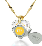 Good Gifts for Girlfriend, The Love Necklace, CZ Jewelry, Valentines Ideas for Her, Nano