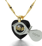 "Good Presents for Mom, "Beste Mutter Von Allen", Heart Necklaces for Women, Best Gift for Mother's Day by Nano Jewelry"