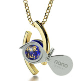 "Good Christmas Presents for Girlfriend, "TiAmo", Gold Chain with Pendant, Best Valentine's Day Gifts for Her"