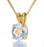 "Birthday Gift for Teenage Girl, Star Sign Necklace, CZ Crystal Stone, Valentines Presents for Her by Nano Jewelry"