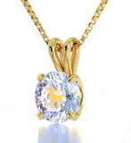"GreatChristmasGifts for Girlfriend:ZodiacSignJewelry,GoldChain with Pendant,ValentinesDayPresents for Her"