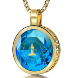 ג€I Love Yogaג€ Engraved in 24k: Gifts for Wife for Christmas, Presents for Sisters, Fine 14k Gold Jewelry by Nano