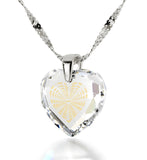ג€I Love Youג€ Necklace, Clear CZ Jewelry, Best Valentine Gift for Her