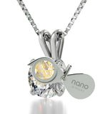 "Lord's Prayer Pendant, Cute Necklaces for Her, Girlfriend Birthday Ideas,Meaningful Jewelry, Nano"