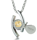 "Lord's Prayer Catholic, Top Womens Gifts, Scripture Necklaces, Engraved Pendants, Nano Jewelry"