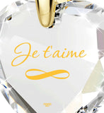 "Love in French ג€“ "Je T'aime", Good Gift for Girlfriend, Good Christmas Presents, by Nano Jewelry"