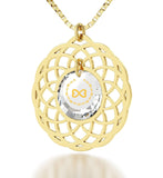 ג€Love You Alwaysג€ 14k Gold Necklace, Cute Necklaces for Her, Great Gifts for Wife, by Nano Jewelry