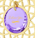 Best Presents for Girlfriend, ג€I Love You Infinityג€, 24k Imprint, Pure Romance Products, Nano Jewelry