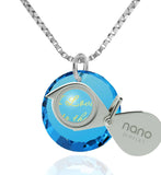 Necklaces for Your Girlfriend,ג€I Love You to The Moon and Backג€ Jewelry, Pure Romance Products, Nano