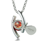 "Pisces Pendant With 24k Imprint, Valentine Gifts for Best Friend, Birthday Presents for Women, by Nano Jewelry"