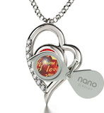 Good Gifts for Girlfriend: "I Love You" in 12 Languages, Red Stone Jewelry, Xmas Ideas for Her