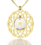 "Priestly Blessing": Jewish Pendant, What to Get Girlfriend for Christmas, CZ Jewellery, Nano Jewelry 