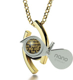 "Psalm23Engraved in 24k: What to GetMyMom for HerBirthday, GoodGifts for GirlfriendChristmas, NanoJewelry"