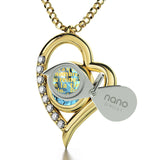 "Cute 14k Gold Padre Nuestro Jewelry, What to Buy Wife for Christmas, Christian Gifts for Women, by Nano"