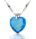 "I Wanna Fly With You", 925 Sterling Silver Necklace, Zirconia