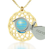 Serenity Jewelry: Top Gifts for Wife, Womens Birthday Presents, Blue Stone Necklace, Nano Jewelry