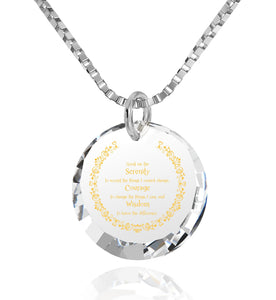 Serenity Prayer Jewelry: Christmas Presents for Him, Cool Man Gifts, Nano Jewelry