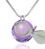 Serenity Prayer Necklace: Women's Gifts for Christmas, Girlfriend Birthday Ideas, Nano Jewelry