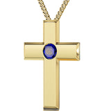 Psalm 23 in Spanish, 3 Microns Gold Plated Necklace, Swarovski