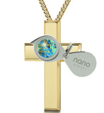 "JehovaEsMi Pastor Engraved in 24k: Birthday Present for Girlfriend, Valentines Ideas for Wife by Nano Jewelry"