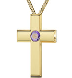 Psalm 23 in Spanish, 3 Microns Gold Plated Necklace, Swarovski